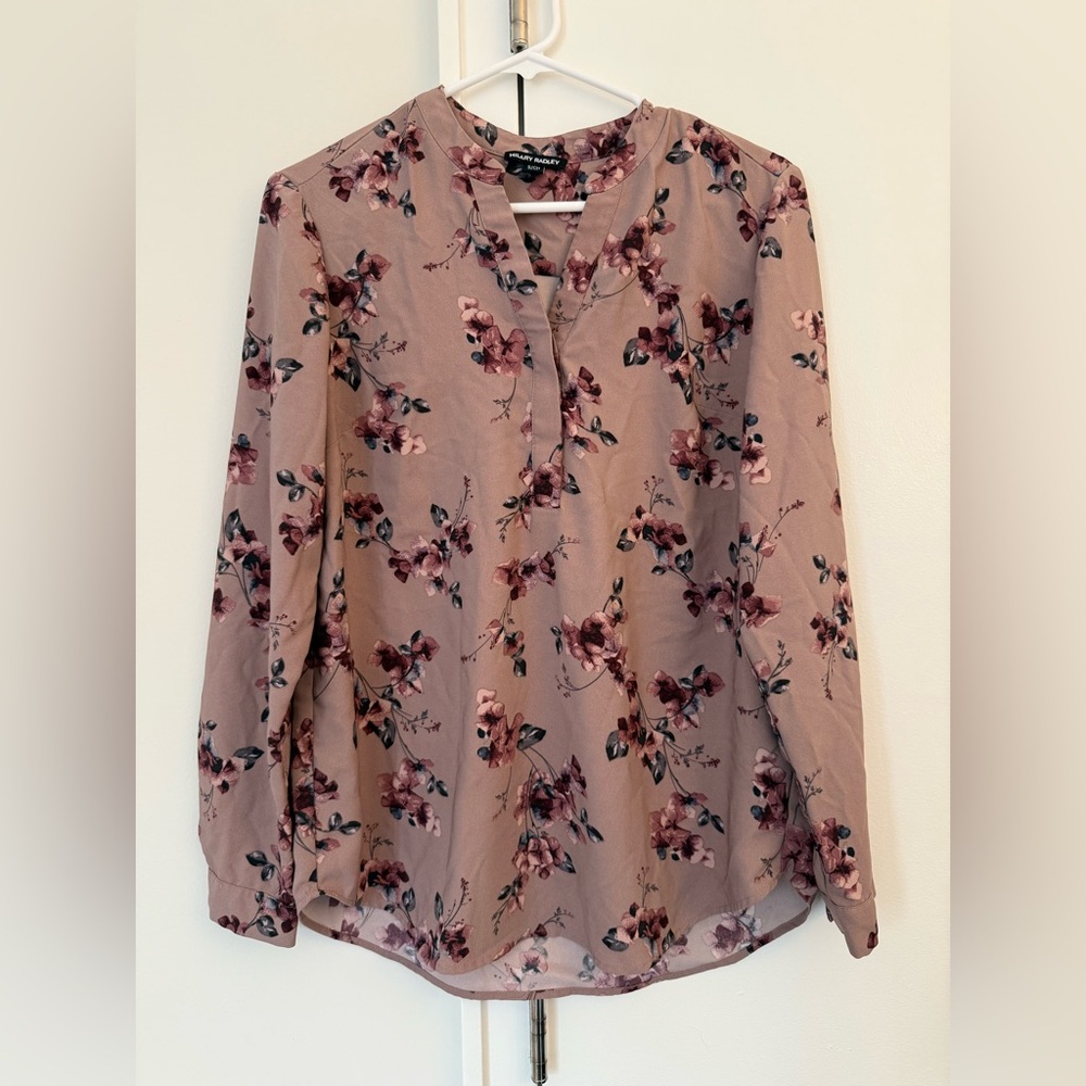 Floral Long Sleeve Blouses